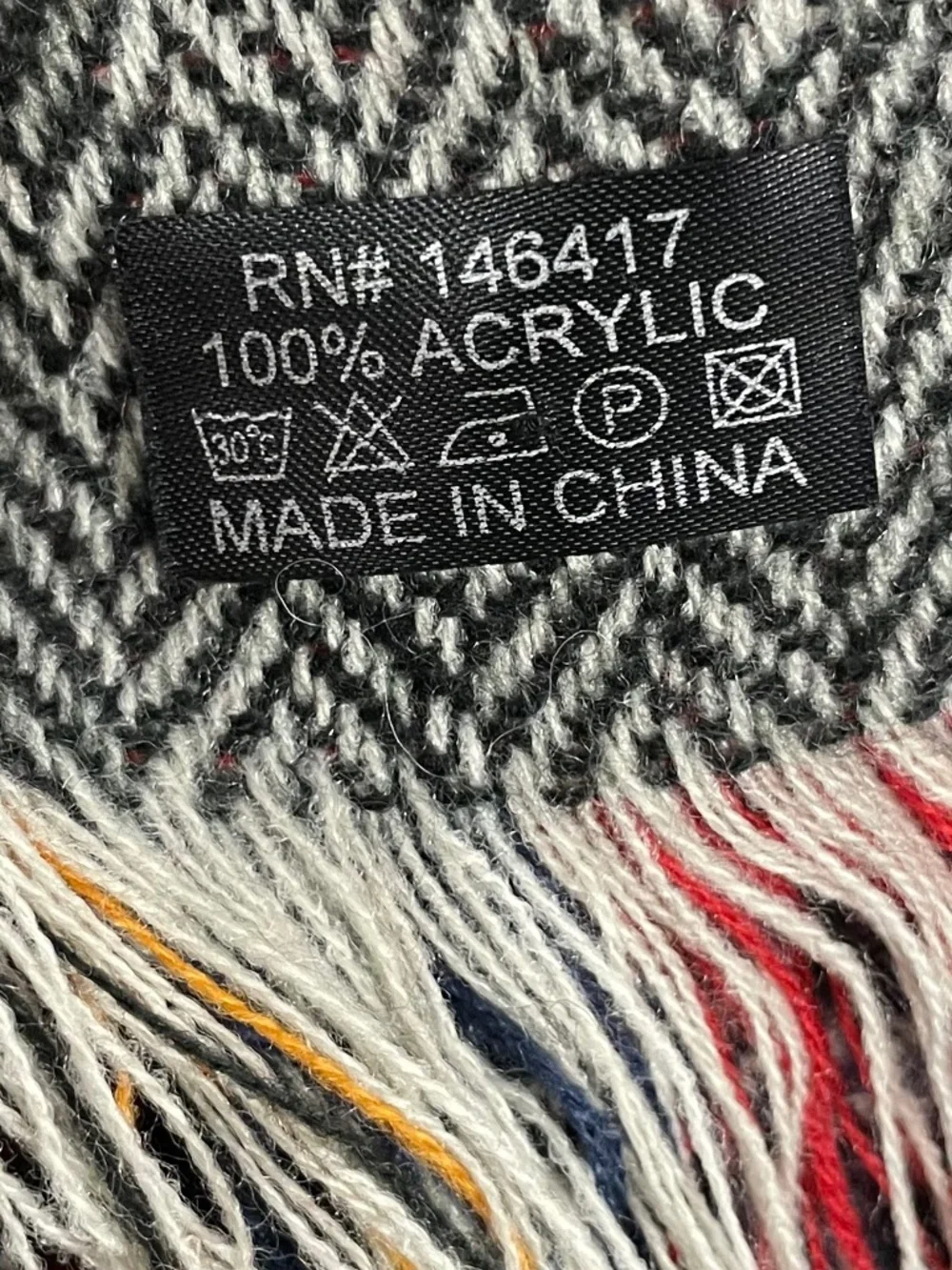 Red Plaid Blanket Scarf 28